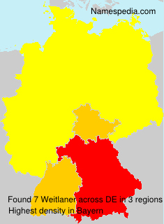 Surname Weitlaner in Germany Surname Weitlaner in Germany