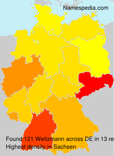 Surname Weitzmann in Germany Surname Weitzmann in Germany