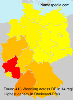 Surname Wendling in Germany Surname Wendling in Germany