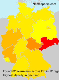 Surname Werrmann in Germany Surname Werrmann in Germany