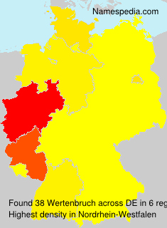 Surname Wertenbruch in Germany Surname Wertenbruch in Germany