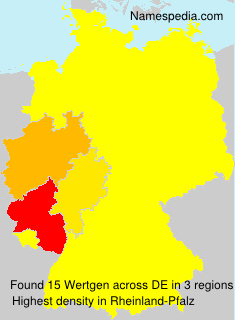 Surname Wertgen in Germany Surname Wertgen in Germany