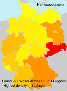 Surname Weser in Germany Surname Weser in Germany