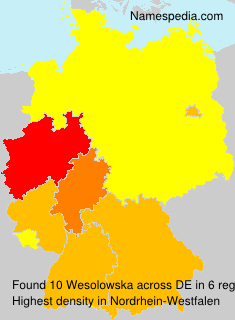 Surname Wesolowska in Germany Surname Wesolowska in Germany