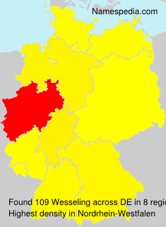 Surname Wesseling in Germany Surname Wesseling in Germany