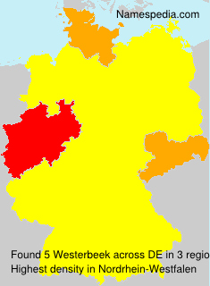 Surname Westerbeek in Germany Surname Westerbeek in Germany