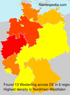 Surname Westerling in Germany Surname Westerling in Germany