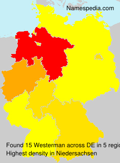 Surname Westerman in Germany Surname Westerman in Germany
