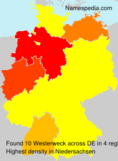 Surname Westerweck in Germany Surname Westerweck in Germany