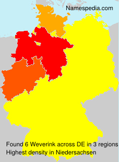 Surname Weverink in Germany Surname Weverink in Germany