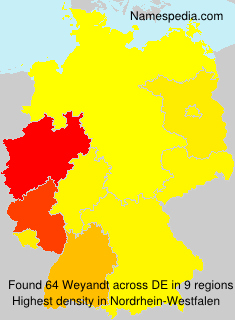 Surname Weyandt in Germany Surname Weyandt in Germany