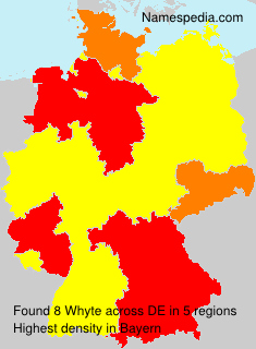 Surname Whyte in Germany Surname Whyte in Germany