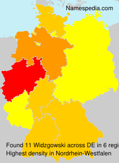 Surname Widzgowski in Germany Surname Widzgowski in Germany
