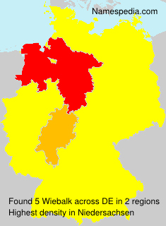 Surname Wiebalk in Germany Surname Wiebalk in Germany