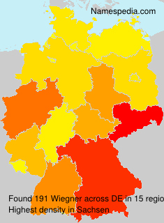 Surname Wiegner in Germany Surname Wiegner in Germany
