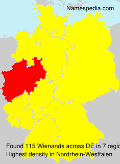 Surname Wienands in Germany Surname Wienands in Germany