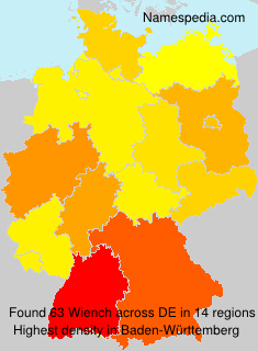 Surname Wiench in Germany Surname Wiench in Germany