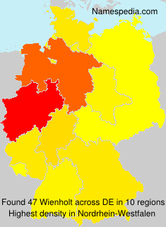 Surname Wienholt in Germany Surname Wienholt in Germany