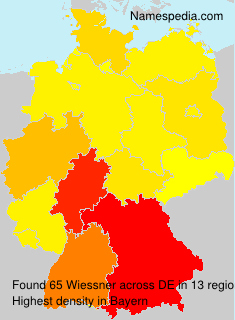 Surname Wiessner in Germany Surname Wiessner in Germany