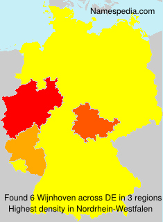Surname Wijnhoven in Germany