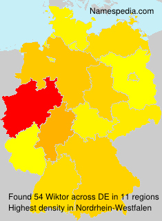 Surname Wiktor in Germany Surname Wiktor in Germany
