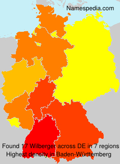 Surname Wilberger in Germany Surname Wilberger in Germany