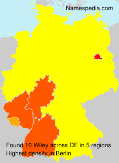 Surname Wiley in Germany Surname Wiley in Germany