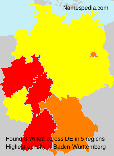 Surname Willett in Germany Surname Willett in Germany