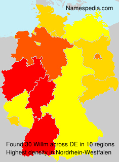 Surname Willm in Germany Surname Willm in Germany