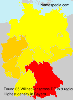 Surname Willnecker in Germany Surname Willnecker in Germany