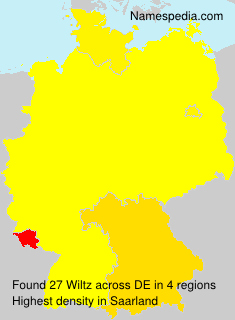 Surname Wiltz in Germany Surname Wiltz in Germany