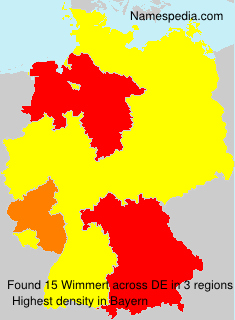 Surname Wimmert in Germany Surname Wimmert in Germany