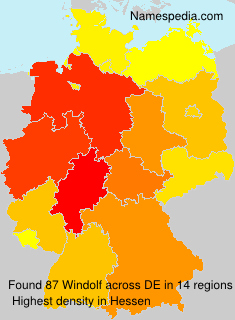 Surname Windolf in Germany Surname Windolf in Germany