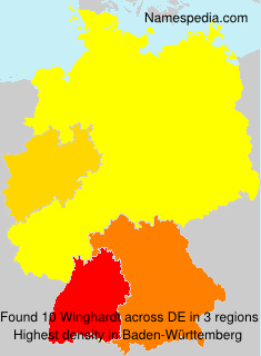 Surname Winghardt in Germany Surname Winghardt in Germany