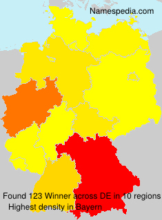 Surname Winner in Germany Surname Winner in Germany