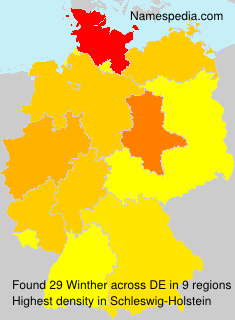 Surname Winther in Germany Surname Winther in Germany