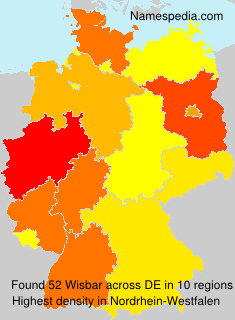 Surname Wisbar in Germany Surname Wisbar in Germany