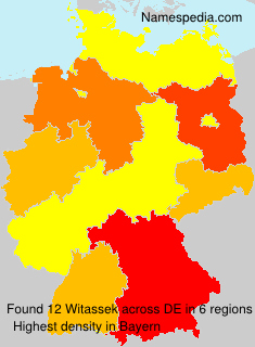 Surname Witassek in Germany Surname Witassek in Germany