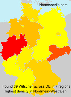Surname Witscher in Germany Surname Witscher in Germany