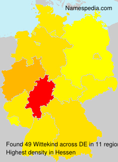Surname Wittekind in Germany Surname Wittekind in Germany