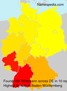 Surname Wittemann in Germany Surname Wittemann in Germany