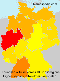 Surname Witulski in Germany Surname Witulski in Germany