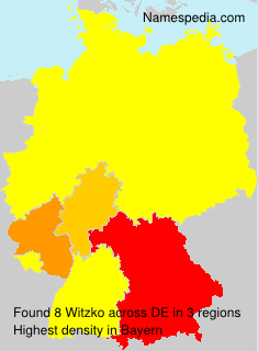 Surname Witzko in Germany Surname Witzko in Germany