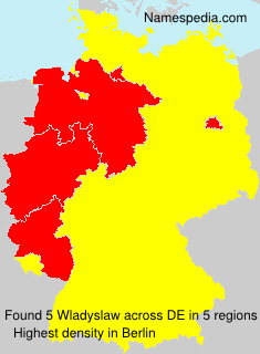 Surname Wladyslaw in Germany Surname Wladyslaw in Germany
