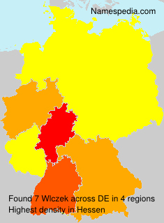 Surname Wlczek in Germany Surname Wlczek in Germany