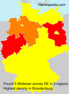 Surname Wobeser in Germany Surname Wobeser in Germany