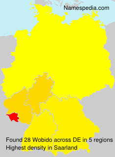Surname Wobido in Germany
