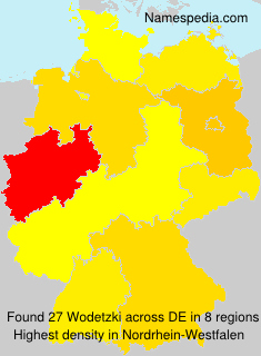 Surname Wodetzki in Germany Surname Wodetzki in Germany