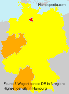 Surname Wogart in Germany Surname Wogart in Germany