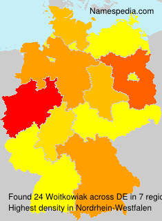 Surname Woitkowiak in Germany Surname Woitkowiak in Germany
